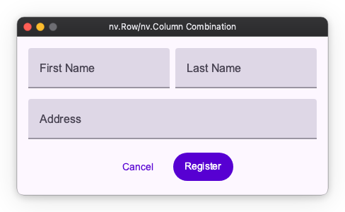 Form example