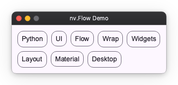 Flow example