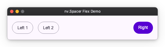 Spacer example