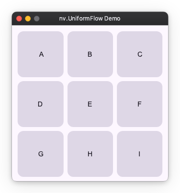UniformFlow example