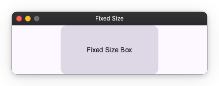 Fixed size example