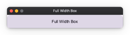 Full width example