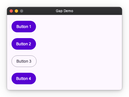 Gap example