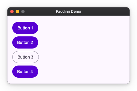 Padding example