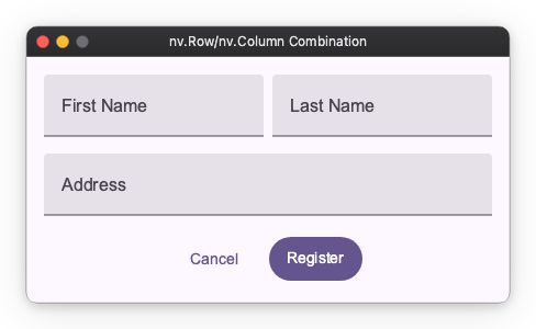 Form example