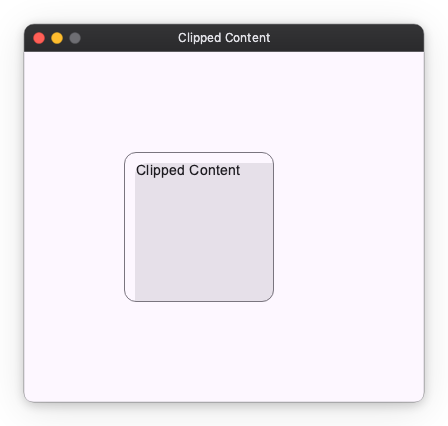 Clipped overflow example
