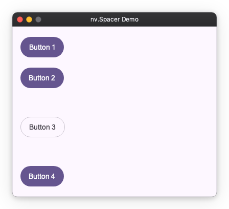 Spacer example
