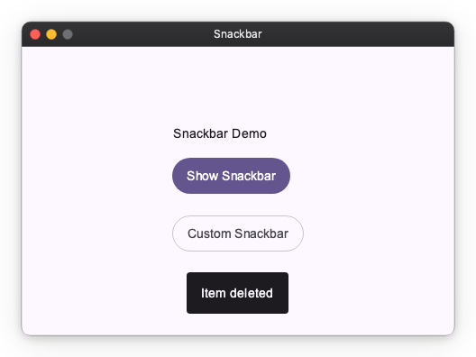 Snackbar