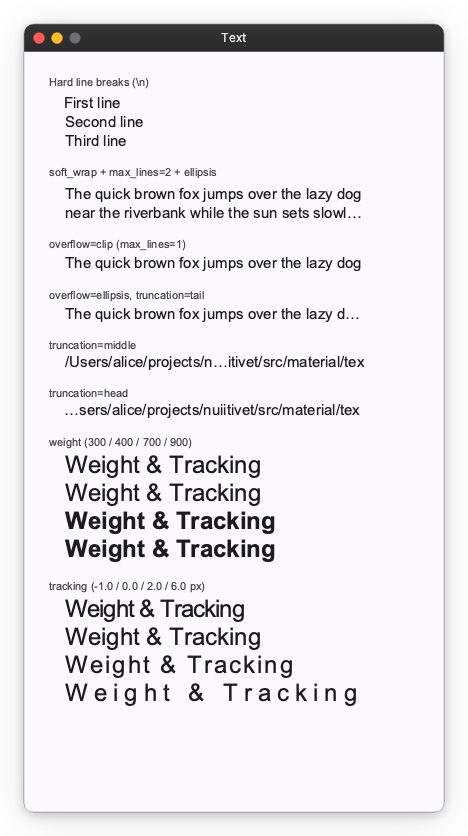 Text