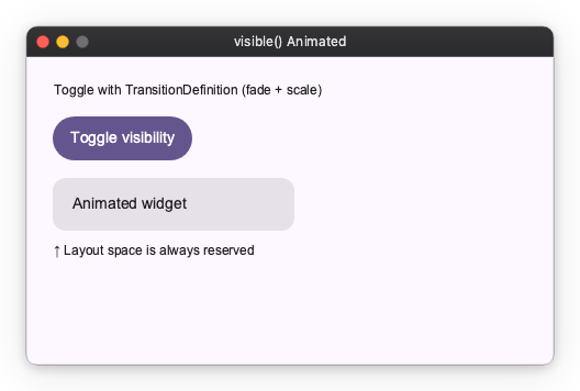 Visible Animated