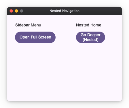 Nested Navigation