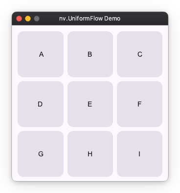 UniformFlow example