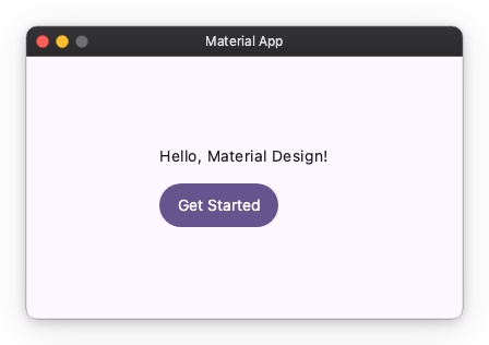 Material App Basic Usage