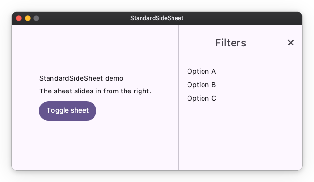 StandardSideSheet