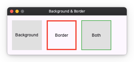 Background and Border