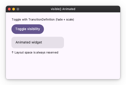 Visible Animated