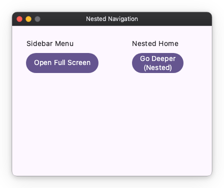 Nested Navigation