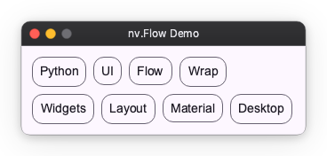 Flow example