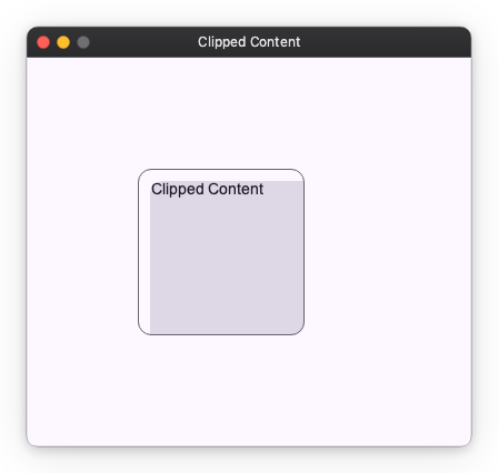 Clipped overflow example