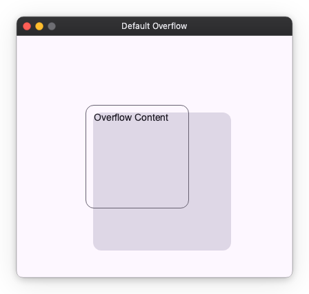 Default overflow example
