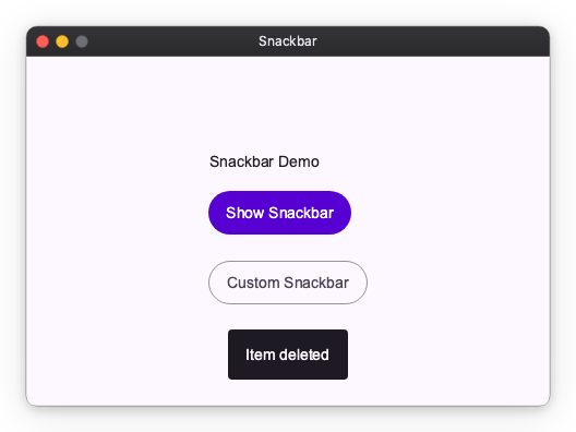 Snackbar