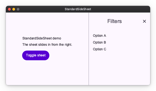 StandardSideSheet