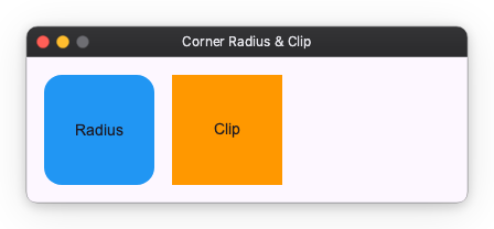 Corner Radius and Clip