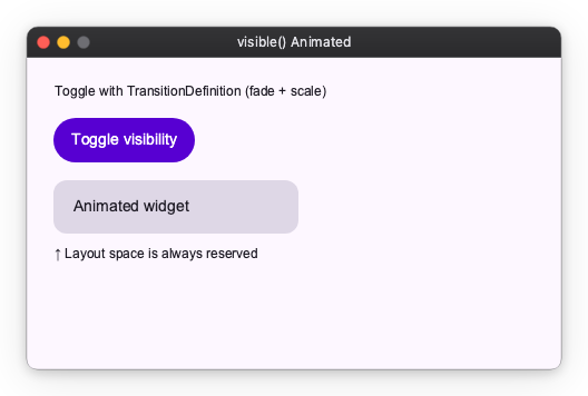 Visible Animated