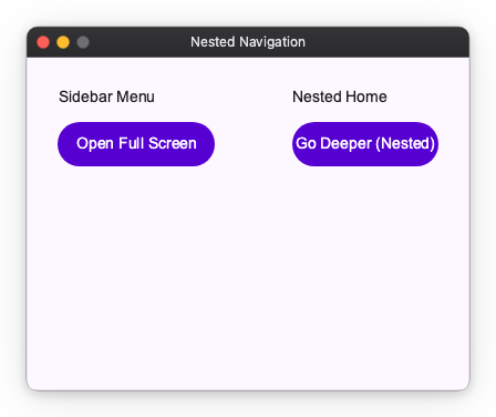 Nested Navigation
